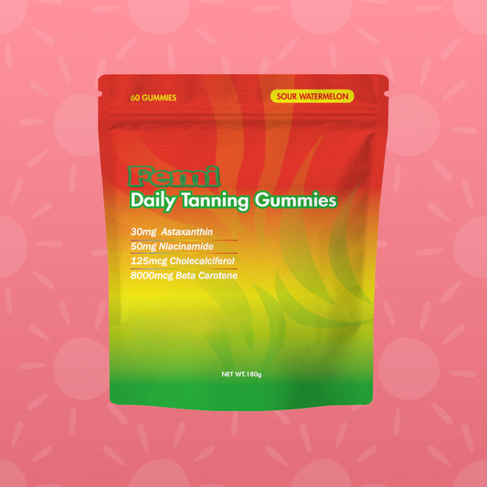 Tanning Gummies, Daily Tanning Gummies with Astaxanthin, Lycopene & Beta Carotene for Skin Health & Glow,
